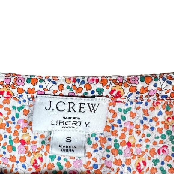 LIBERTY FABRIC x J. CREW V-neck Beach Tunic in Liberty Eloise floral - Picture 10 of 12